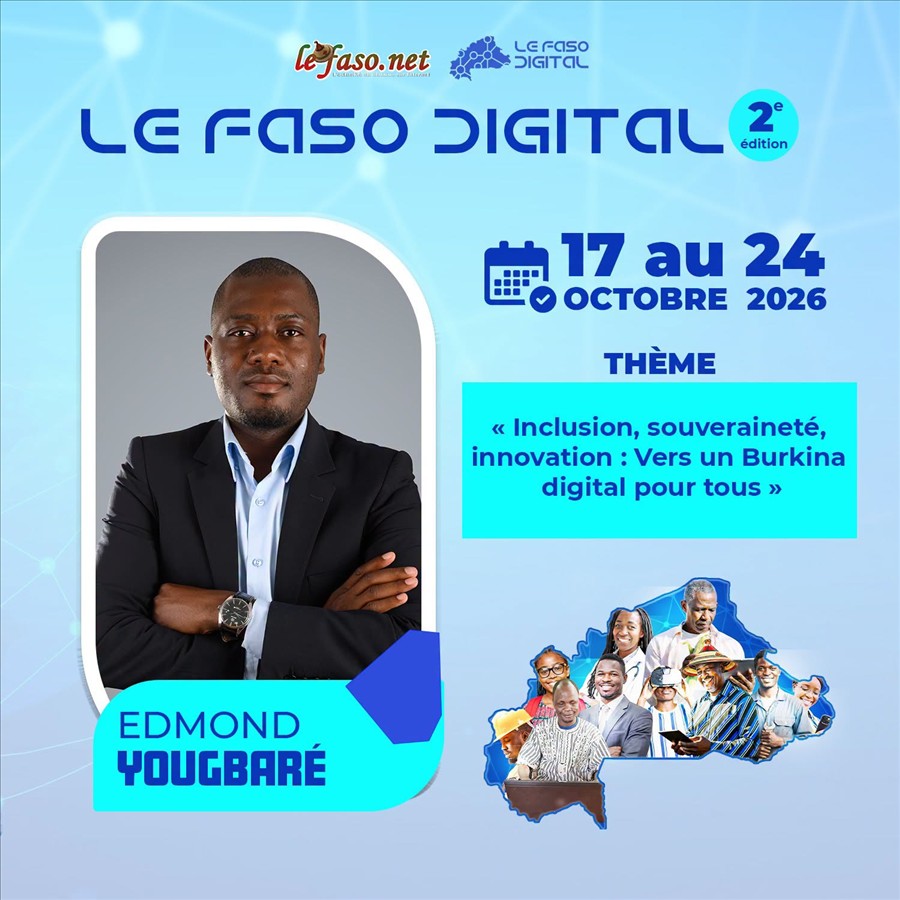 Le Faso Digital, 2e édition, du 17 au 24 octobre 2026 : Edmond Yougbaré, cofondateur de PERIS SOLUTIONS
